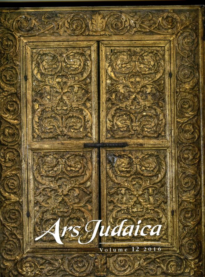 Ars Judaica The Bar-Ilan Journal of Jewish Art