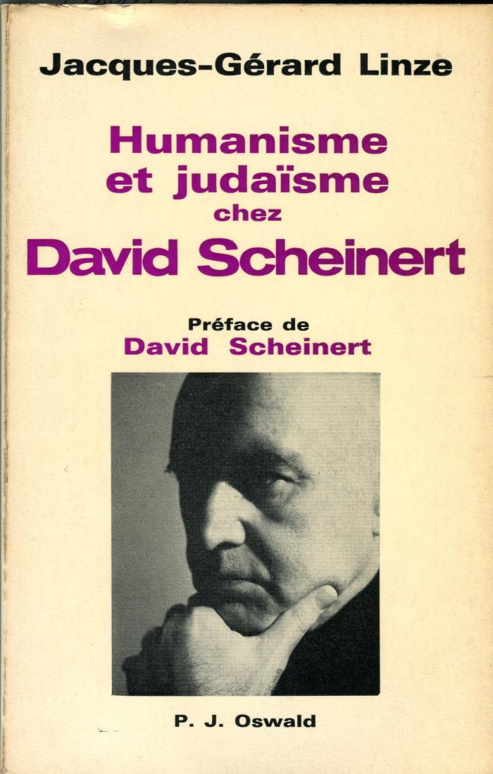 Humanisme et judaïsme chez David Scheinert
