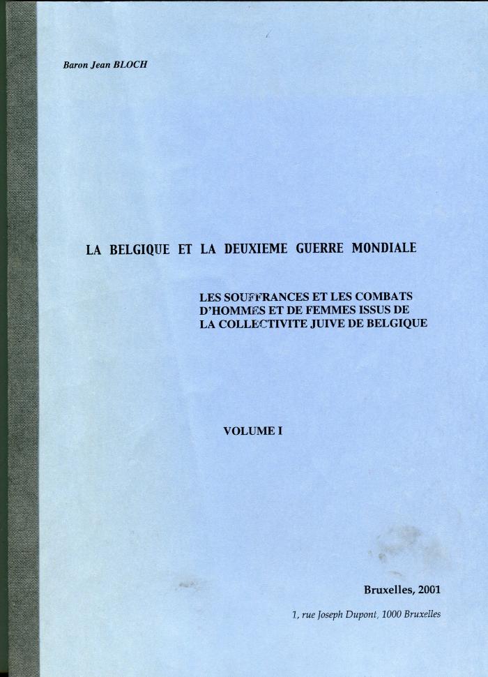 La Belgique et la deuxième guerre mondiale