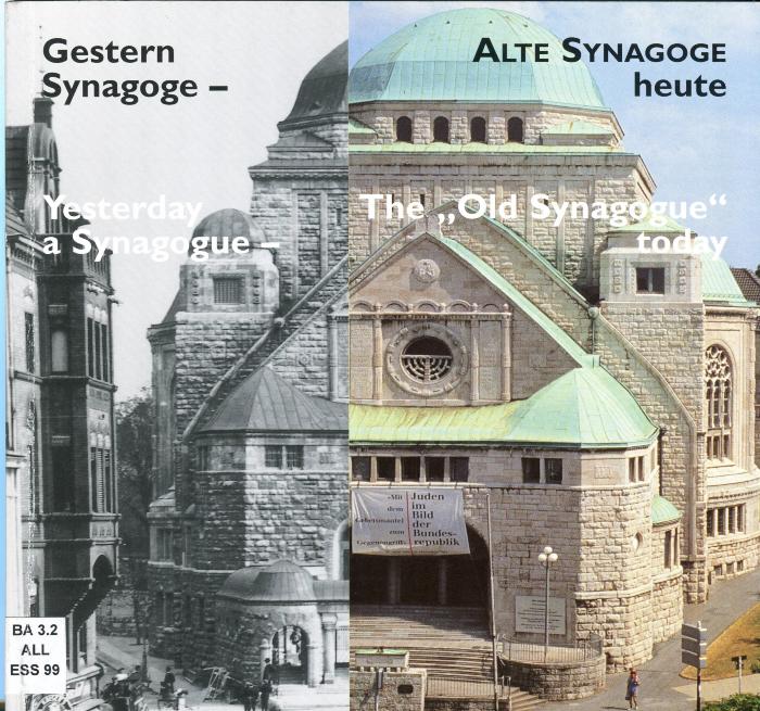 Gestern Synagoge
Alte Synagoge heute