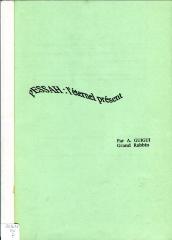 Pessah : l'éternel présent