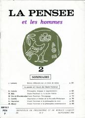 La Pensée et les Hommes