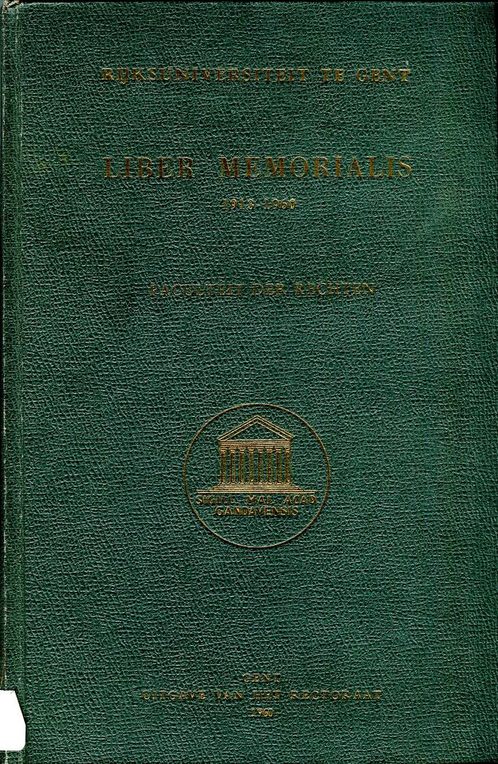 Liber memorialis 1913-1960