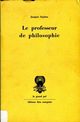 Le professeur de Philosophie