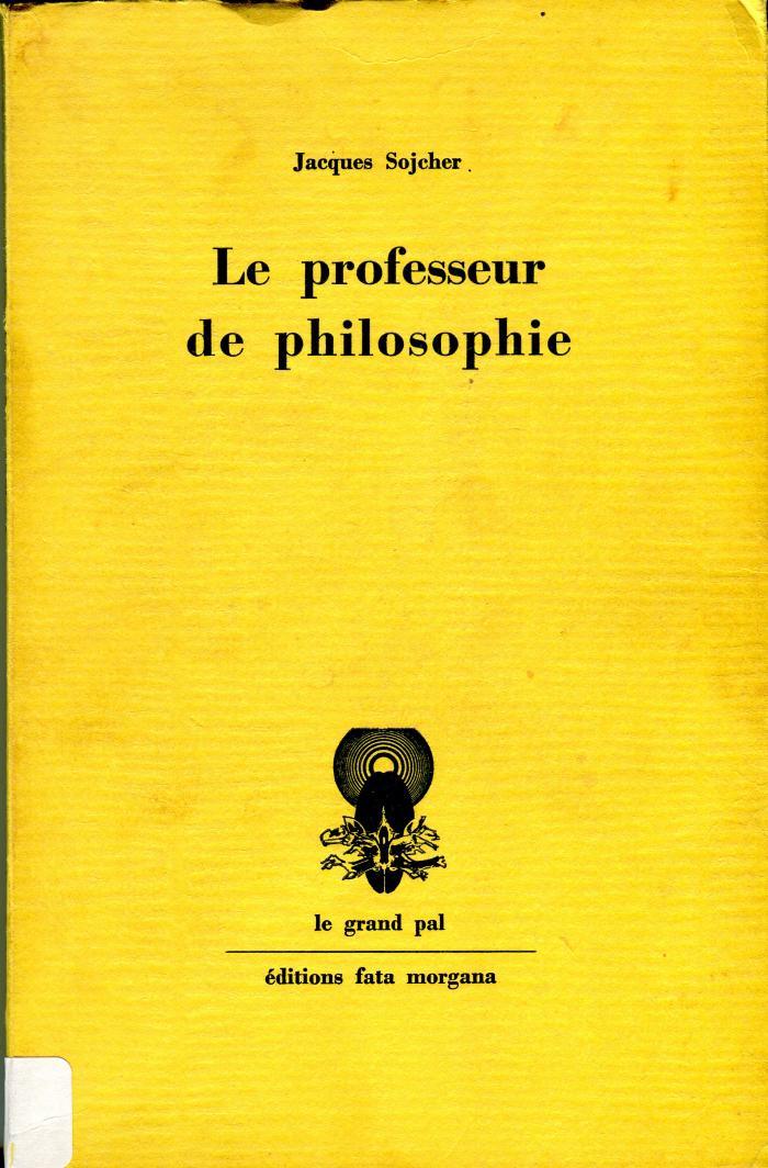 Le professeur de Philosophie