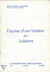Esquisse d’une initiation au Judaïsme