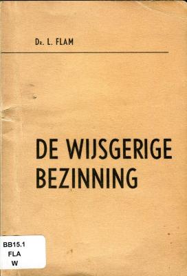 De wijsgerige bezinning