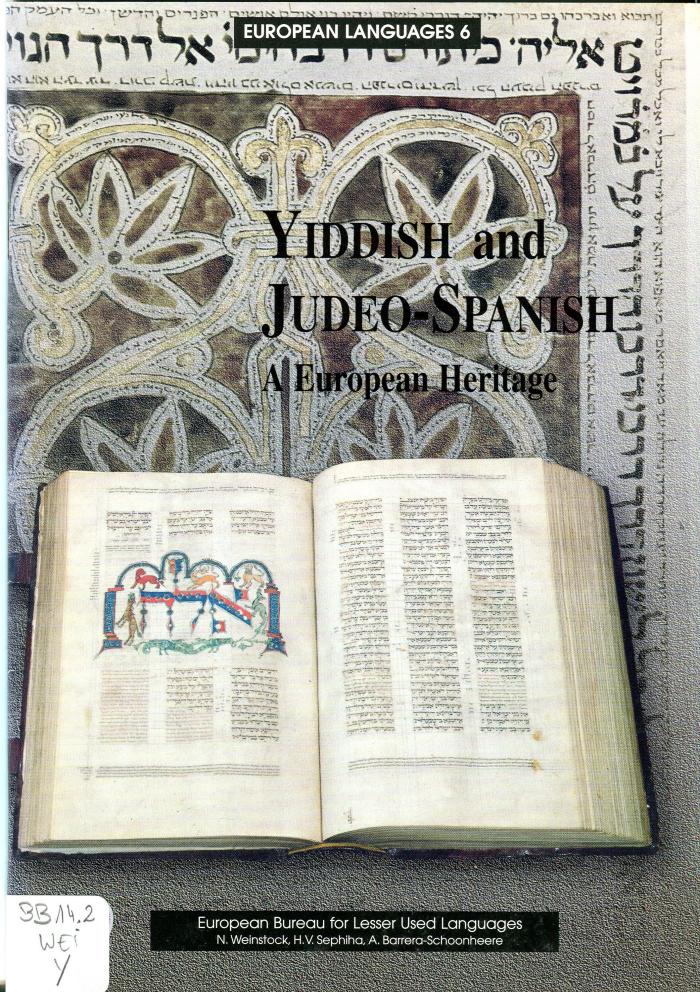 YIDDISH AND JUDEO-SPANISH