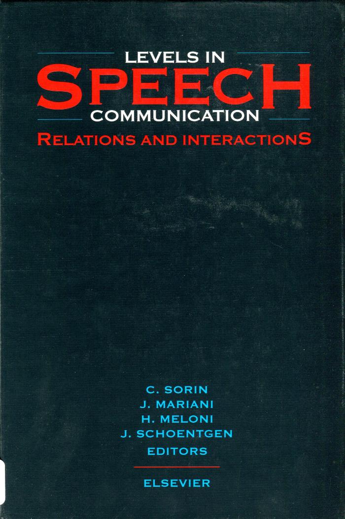 Levels in speech communication