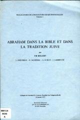 Abraham dans la Bible et dans la tradition juive