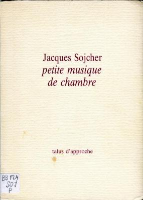 Petite musique de chambre