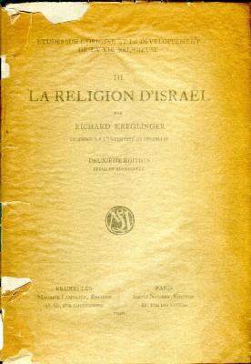 Etudes sur l’origine et le développement de la vie religieuse