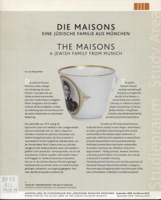 Die Maisons. Eine jüdische Familie aus München