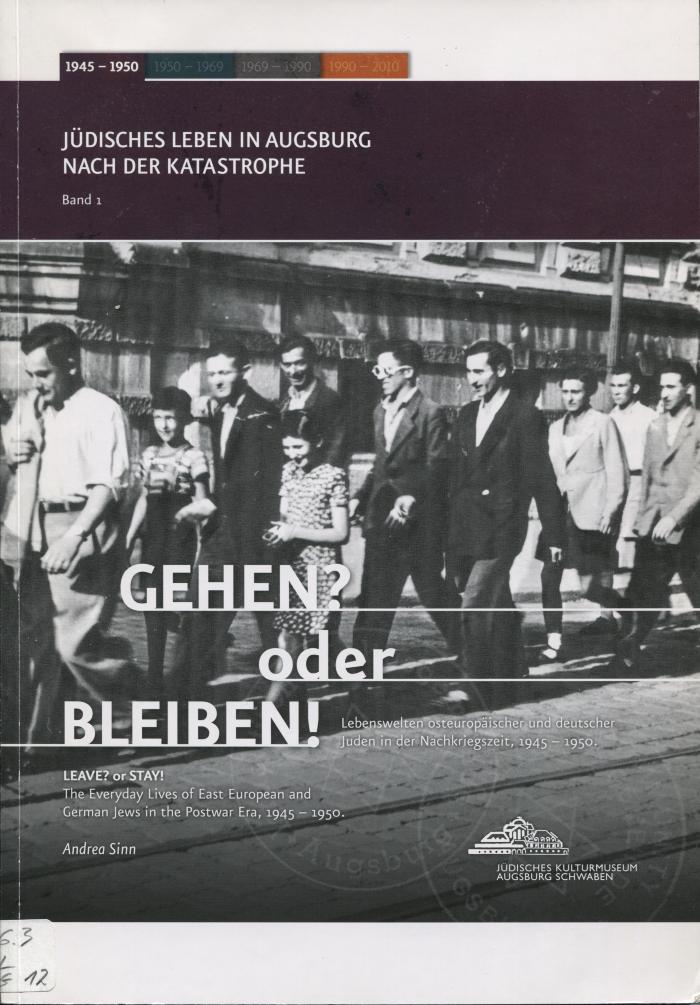 Jüdisches Leben in Augsburg nach der Katastrophe