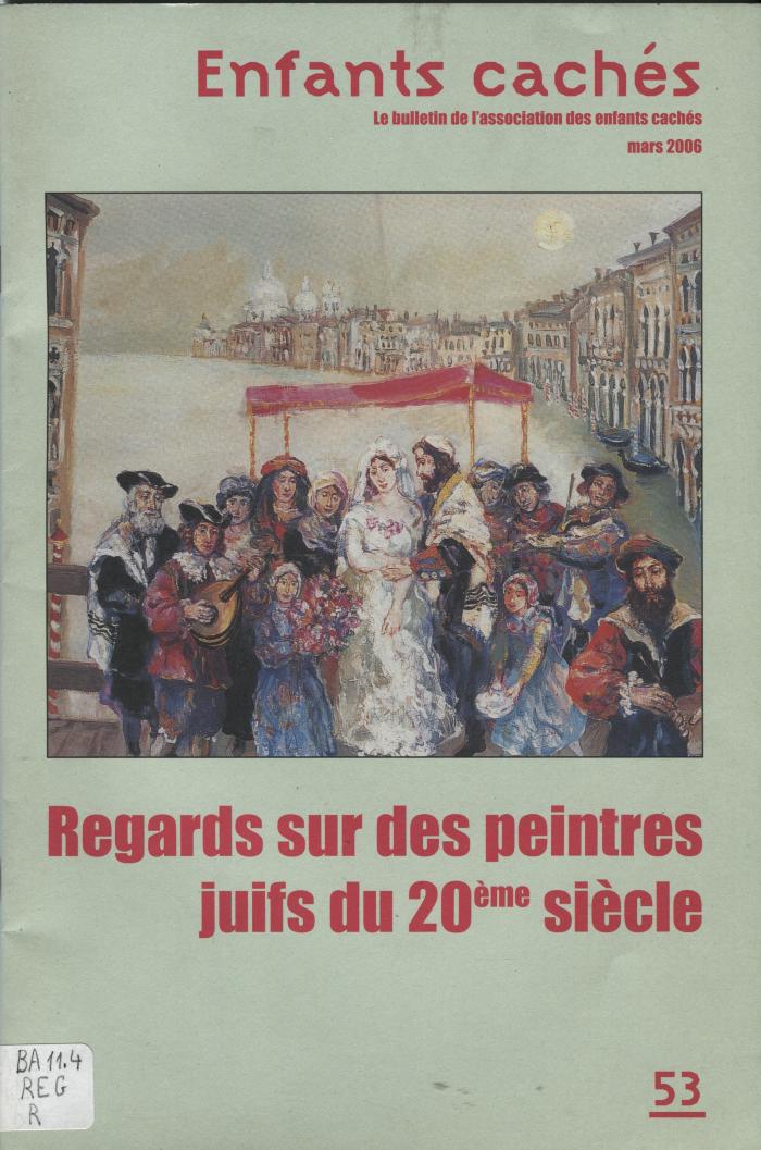Regards sur des peintres juifs du 20ème siècle