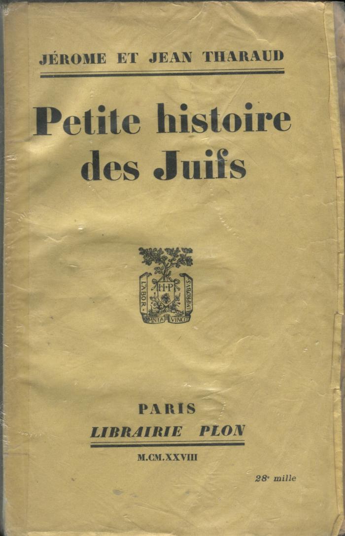 Petite histoire des Juifs