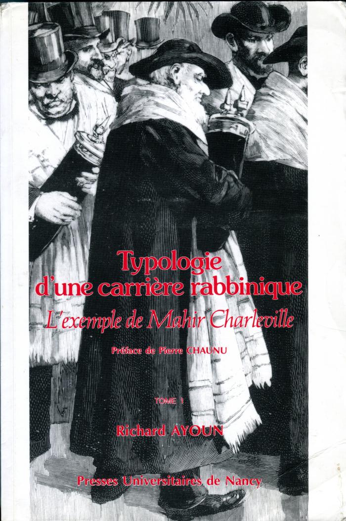 Typologie d'une carrière rabbinique