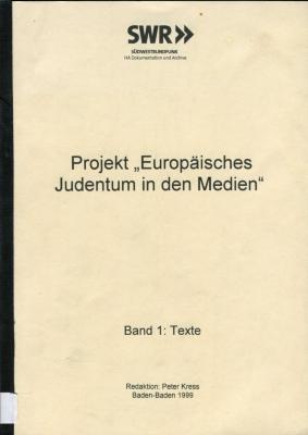 Projekt "Europäisches Judentum in den Medien"