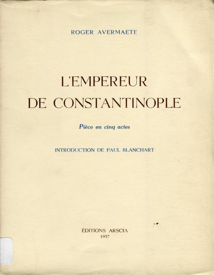 L'Empereur de Constantinople