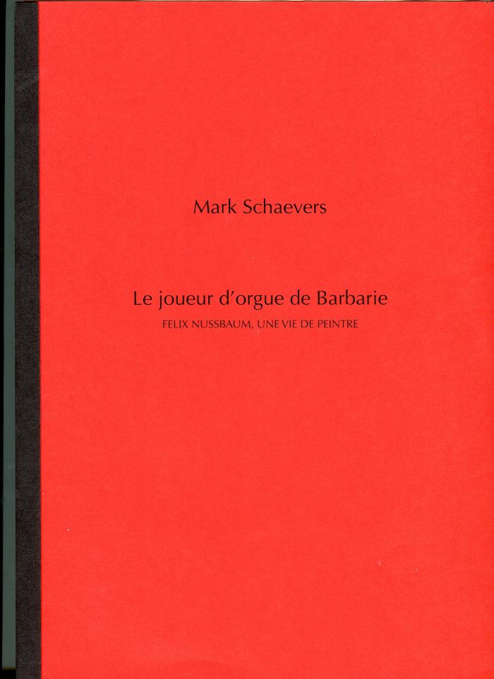 Le Joueur d'orgue de Barbarie
