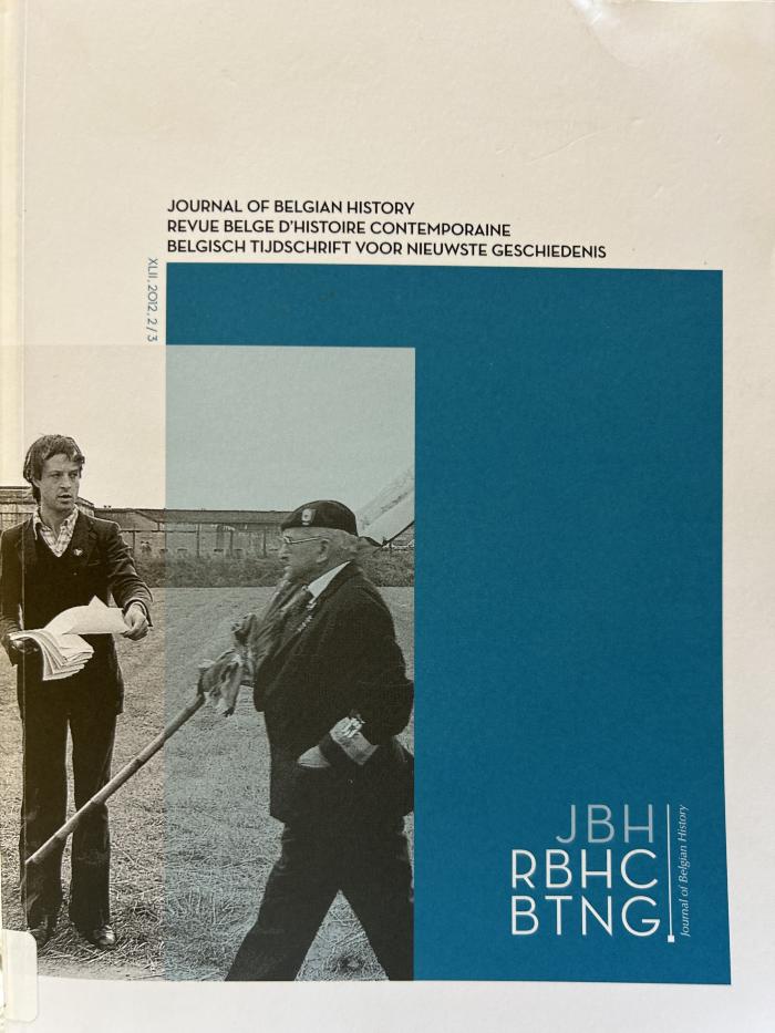 Revue belge d'histoire contemporaine
Journal of belgian history
Belgisch Tijdschrift voor nieuwste geschiedenis
