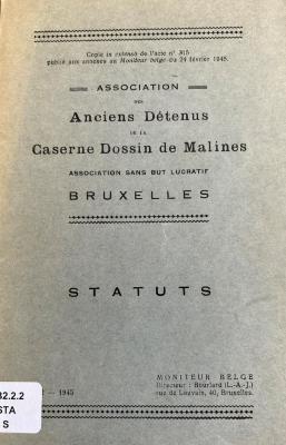 Association des Anciens Détenus de la Caserne Dossin de Malines ASBL Bruxelles