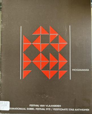 Internationaal Dubbelfestival 1972
Maandag 24 & dinsdag 25 april 1972
Programma