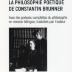 La Philosophie poétique de Constantin Brunner