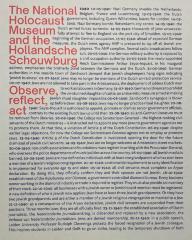  The National Holocaust Museum and the Hollandsche Schouwburg