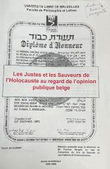 Les Justes et les Sauveurs de l'Holocauste au regard de l'opinion publique belge