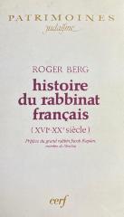 histoire du rabbinat français