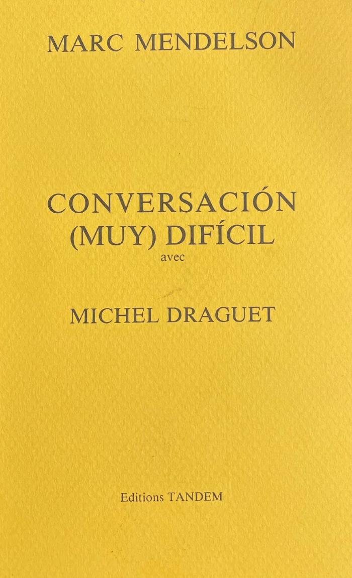 Conversación (muy) difícil