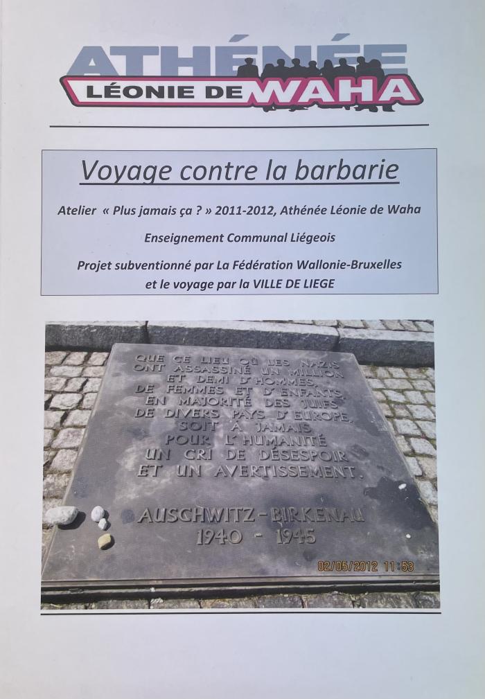 Voyage contre la barbarie