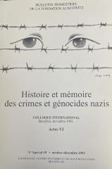 Histoire et mémoire des crimes et génocides nazis