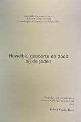 Huwelijk, geboorte en dood bij de joden