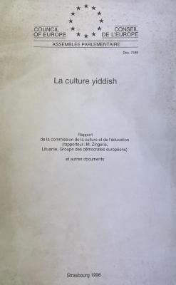 La culture yiddish