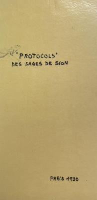 "Protocols" des sages de sion